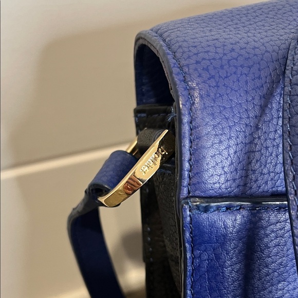 Botkier Valentina Crossbody Handbag/Blue & Black, Leather - Picture 5 of 13